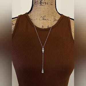 Brighton infinity sparkle Y necklace.